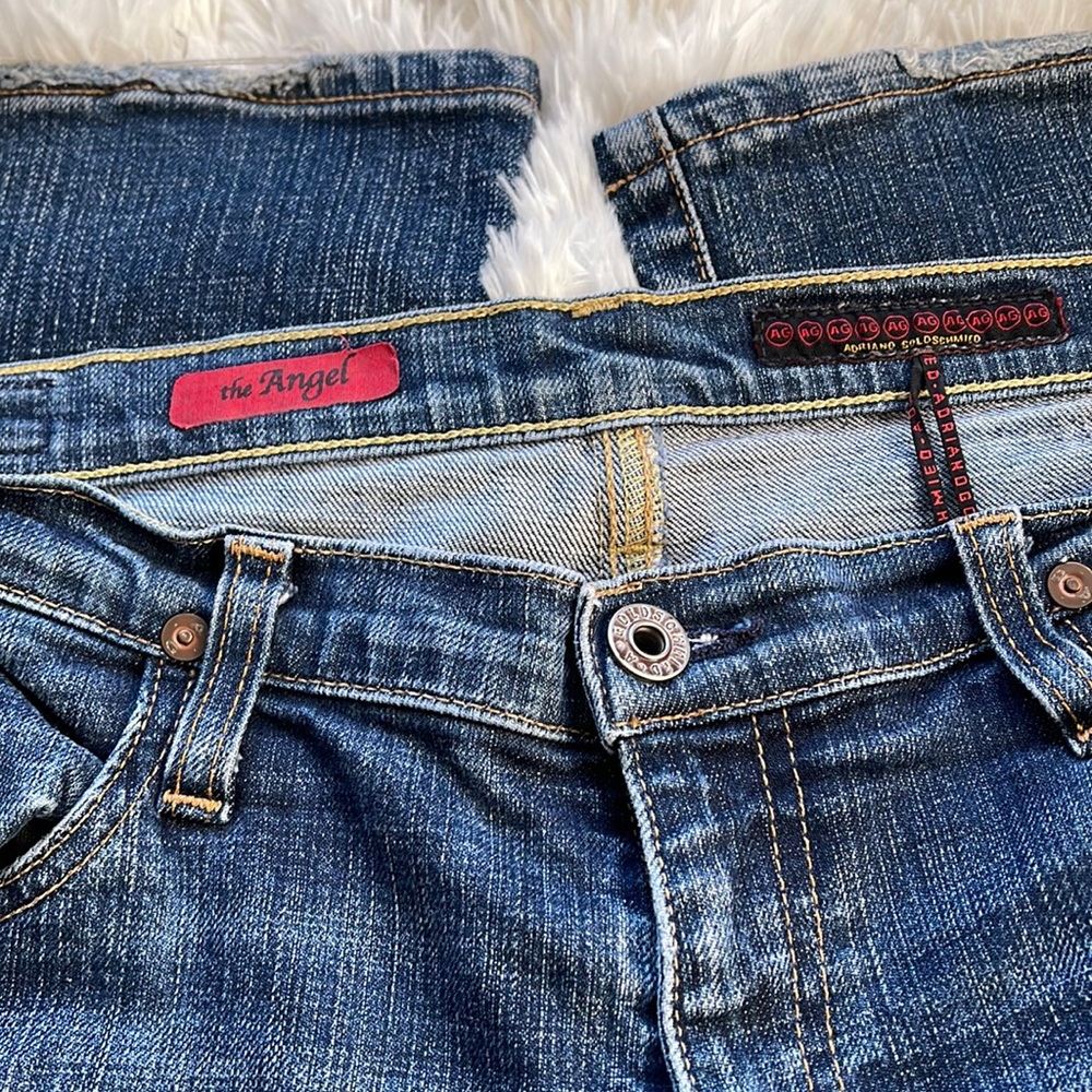 AG jeans size 32 bootcut crystals accent
